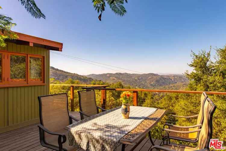 Exceptional home for sale in Topanga with guest unit and stunning views