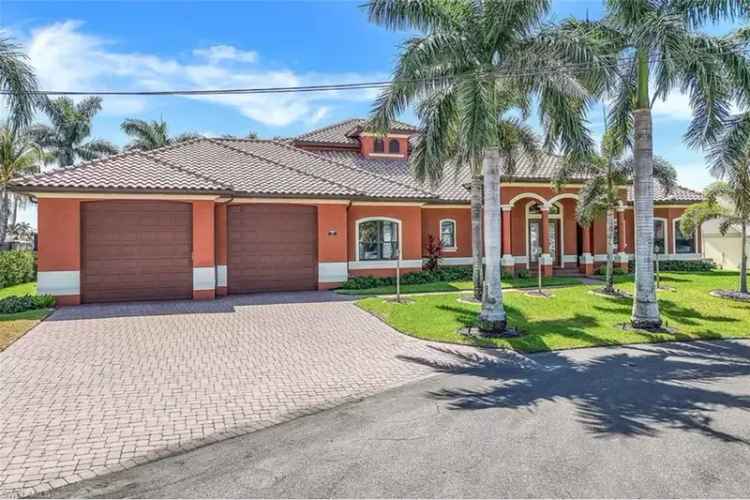 Waterfront estate for sale in Cape Coral with luxury features