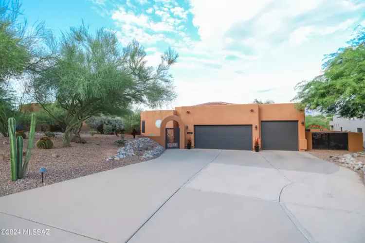 Buy House in Oro Valley with Stunning Mountain Views and Unique Design