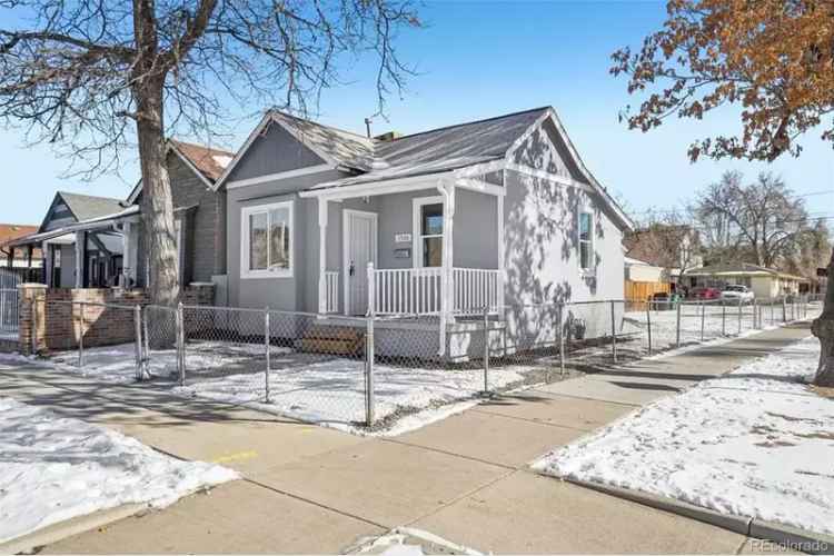 Buy cozy home in Denver River North Art District with 2 bedrooms and potential