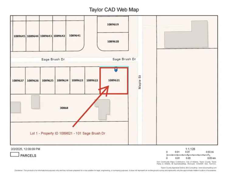 Land for Sale in Waterside at Cedar Creek with Large Corner Lot Features