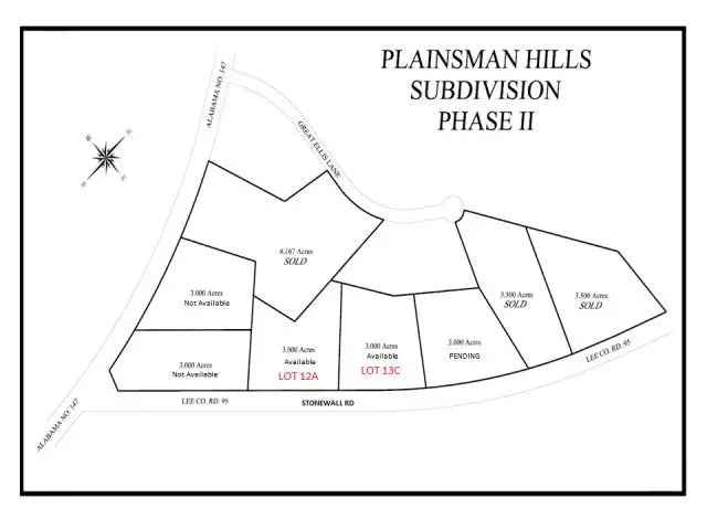 Land For Sale in 7550, Stonewall Road, Auburn, Alabama