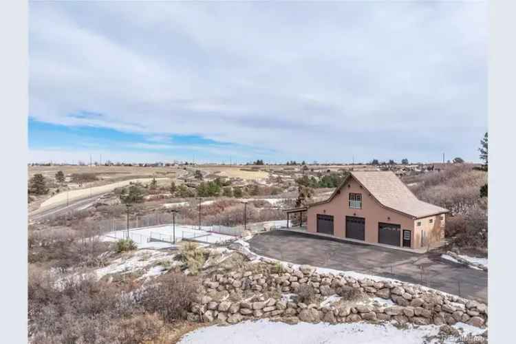 Buy Iconic Home in Douglas County with Elevator Indoor Pool and Mountain Views