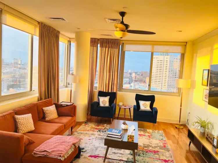 Rent Luxurious 2 Bedroom Apartment with Views in Jersey City