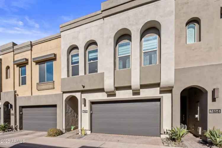 Rent modern townhouse with rooftop deck in upscale community