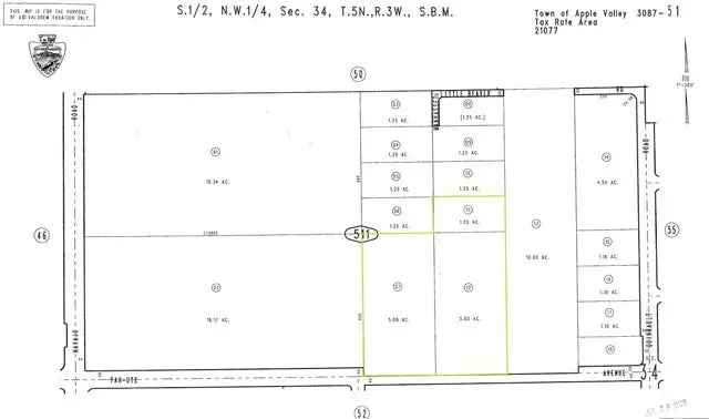 Land For Sale in Apple Valley, California