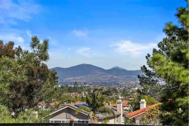 Buy family home in Carmel Valley with spectacular eastern views