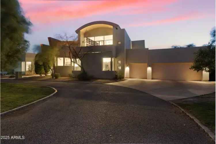 Buy Custom Contemporary Home in Arcadia Proper with Guest House and Pool