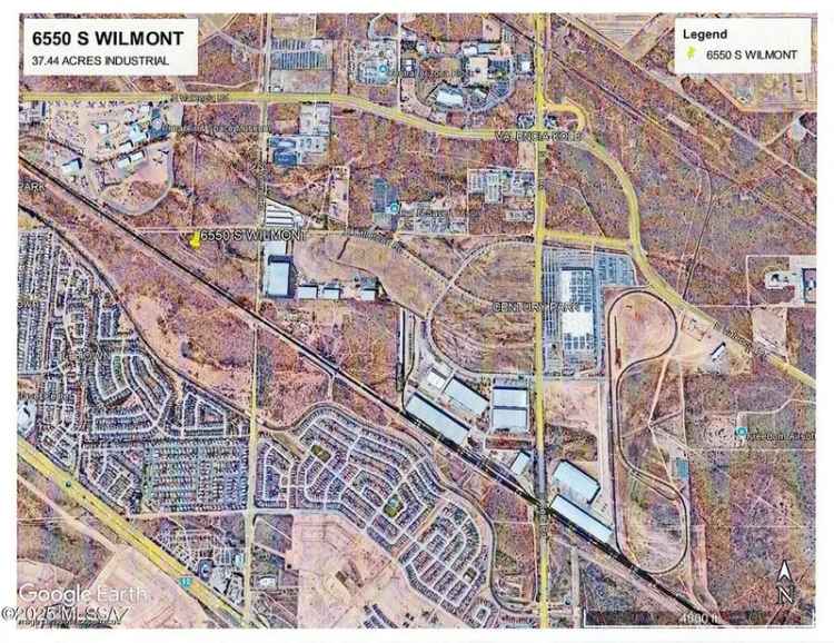 Buy Heavy Industrial Land in Tucson with Access to Major Transportation