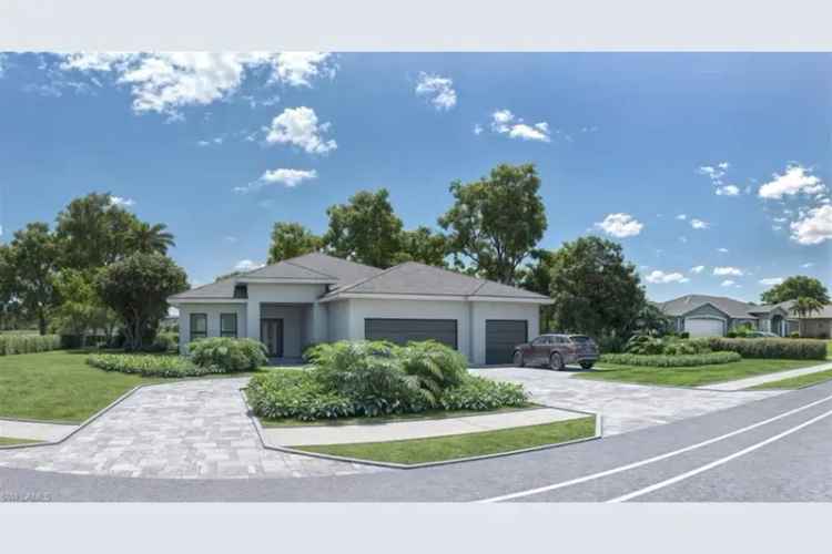 Luxury Single Family Home for Sale in Cape Coral with Gulf Access