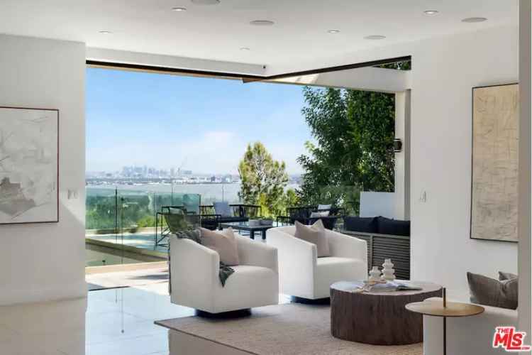 Buy Home in Beverly Hills with City Views Private Stretch of Angelo Drive