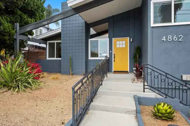 Rent Mid-Century Modern Residence in Bay Park with Private Studio Space