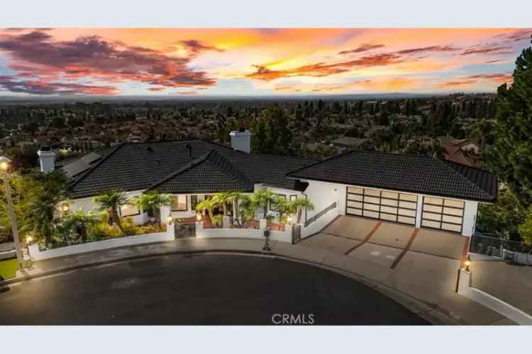 Buy Spectacular View Home in Yorba Linda with 5 Bedrooms and Panoramic Views