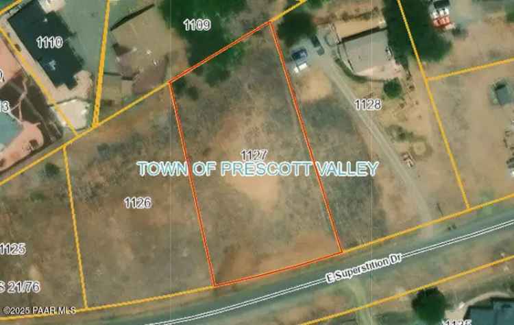 Build Your Dream Home on Larger Lot with Views in Prescott Valley