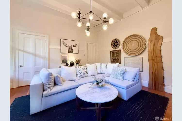 Rent Edwardian mansion condominium in Pacific Heights with unique garden