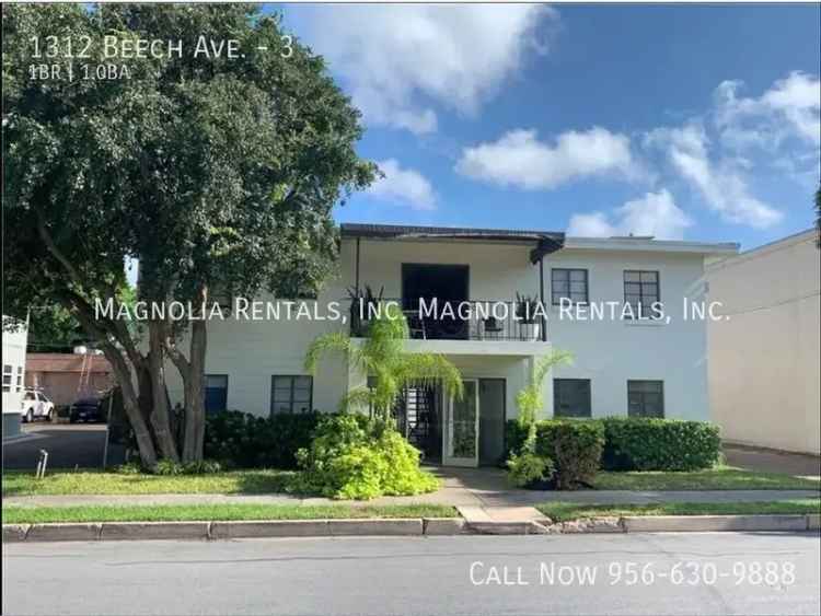 Rent Cozy Apartment Unit with 1 Bedroom in McAllen TX