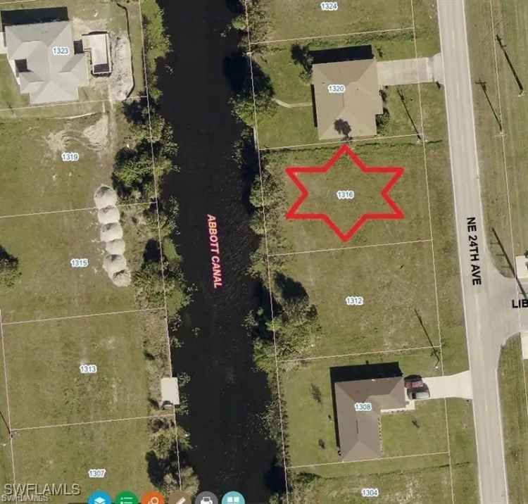 Land For Sale in 1316, Northeast 24th Avenue, Cape Coral, Florida