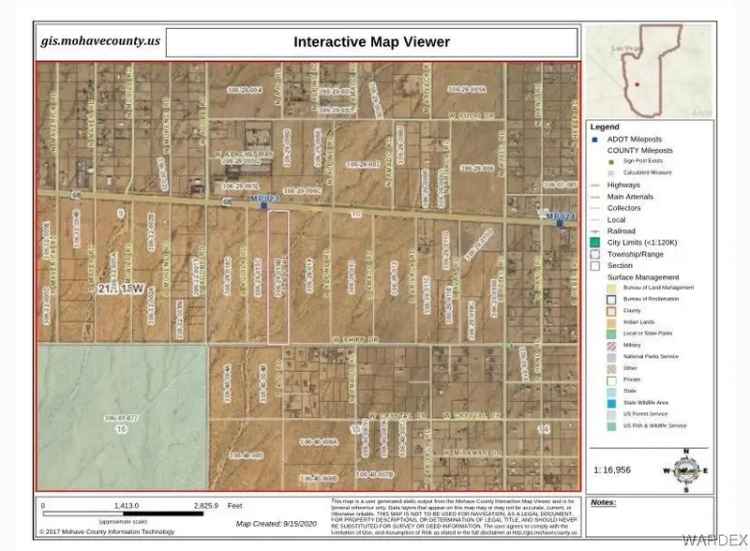 Land For Sale in Golden Valley, Arizona