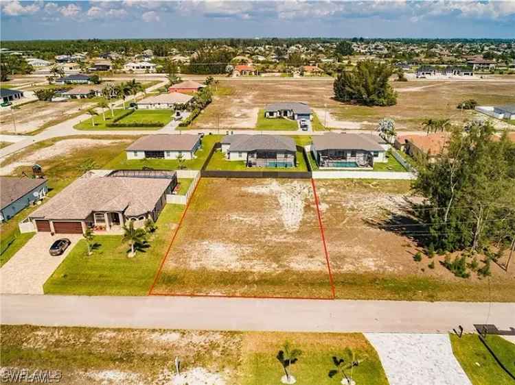 Land For Sale in 2119, Northwest 41st Place, Cape Coral, Florida