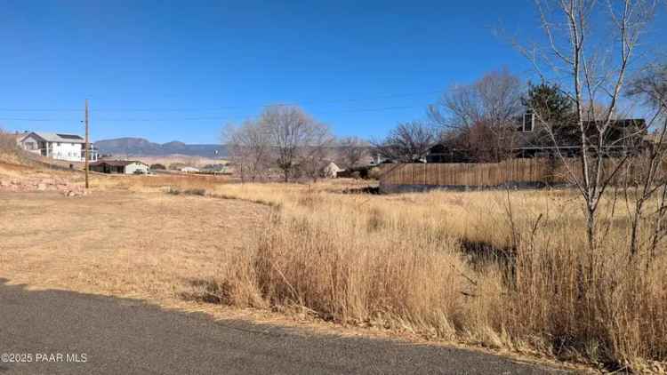 Buy Lot in Prescott Valley with Mingus Mountain Views