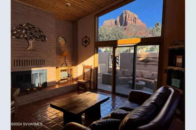 Buy house with breathtaking views in Sedona with custom decor and no HOA