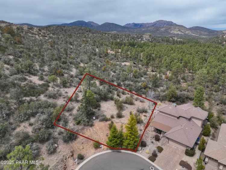 Build Your Dream Home on Elevated View Lot in Prescott Gated Community