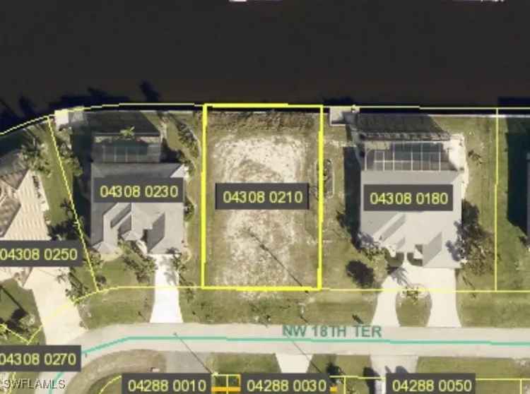 Land For Sale in 3441, Northwest 18th Terrace, Cape Coral, Florida