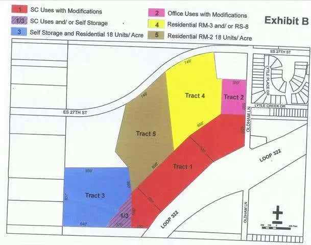 Buy Development Tract in 79 Acres with Retail and Residential Features