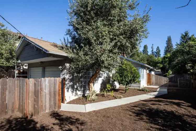 Buy single family home in Menlo Park with expansive lot and potential