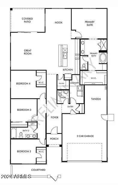 Buy Single-Story House in Goodyear with 4 Bedrooms and Energy-Efficient Features