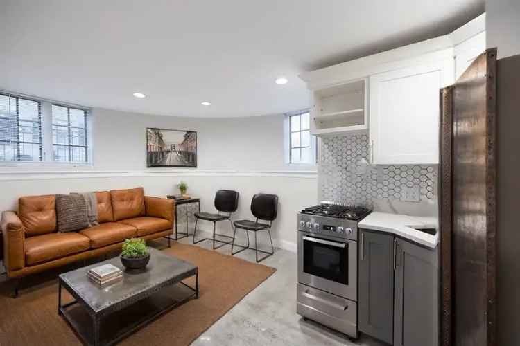 Rent Garden Level Apartment in Back Bay with Modern Comforts