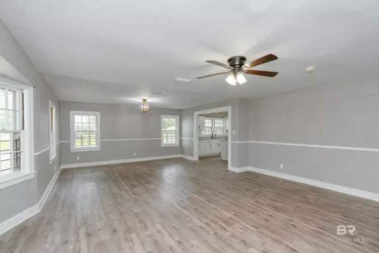 Updated home for sale in Mobile with spacious living areas and garage