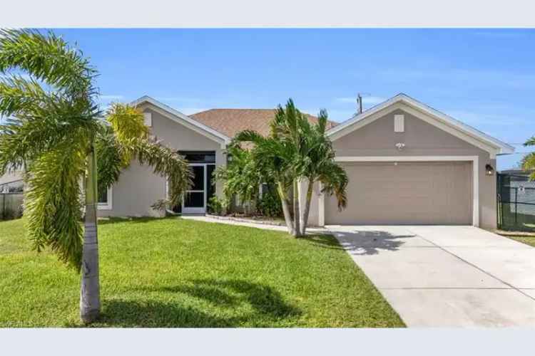 Buy House Cape Coral 4 Bedrooms 3 Bathrooms Plus Den and Fenced Yard