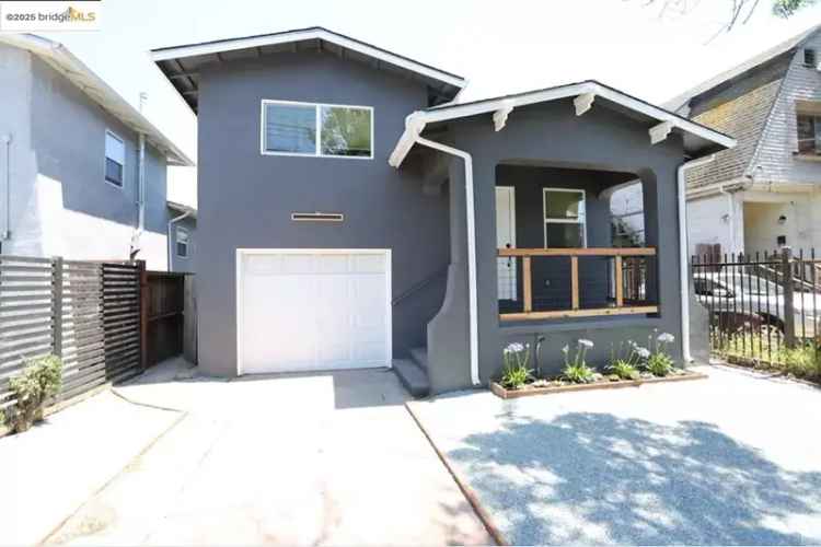 Luxury home for rent in Oakland with modern upgrades and outdoor deck