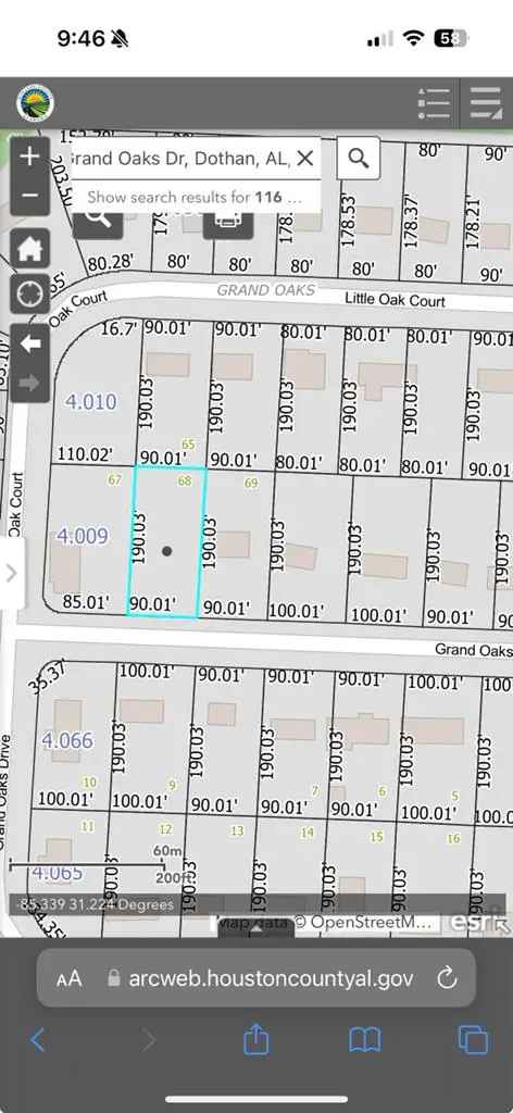 Buy Lot in Grand Oaks Community - Ideal for Investors or Families