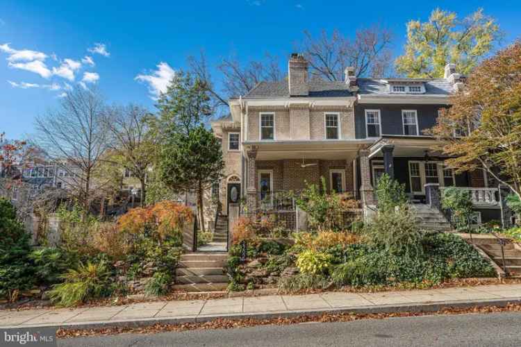 Rent a stunning Woodley Park home with garden near Rock Creek Park