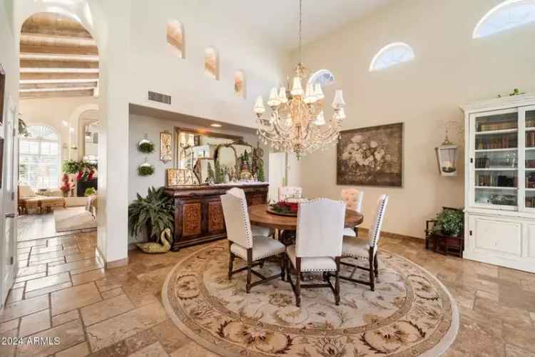 Buy French Country Home in Scottsdale Ranch with Pool and Tennis Courts