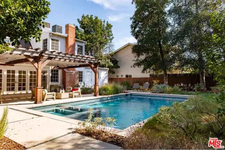 Buy Remodeled English Country-Style Estate in Studio City with Pool and Spa