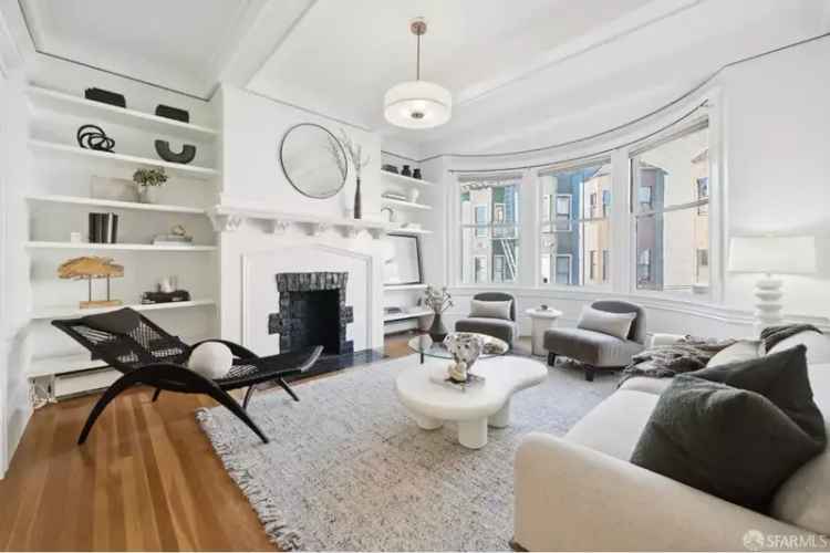 Luxury rent full-floor condo in Nob Hill with stunning features