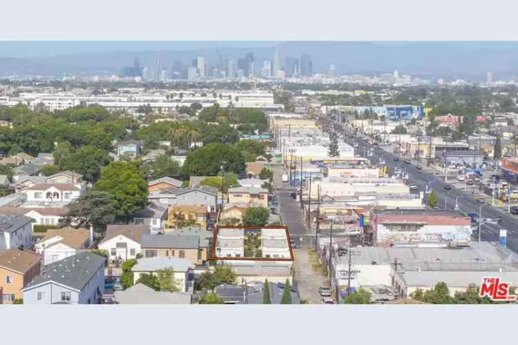 Invest in Charming Spanish Style Four Unit Property in South Los Angeles