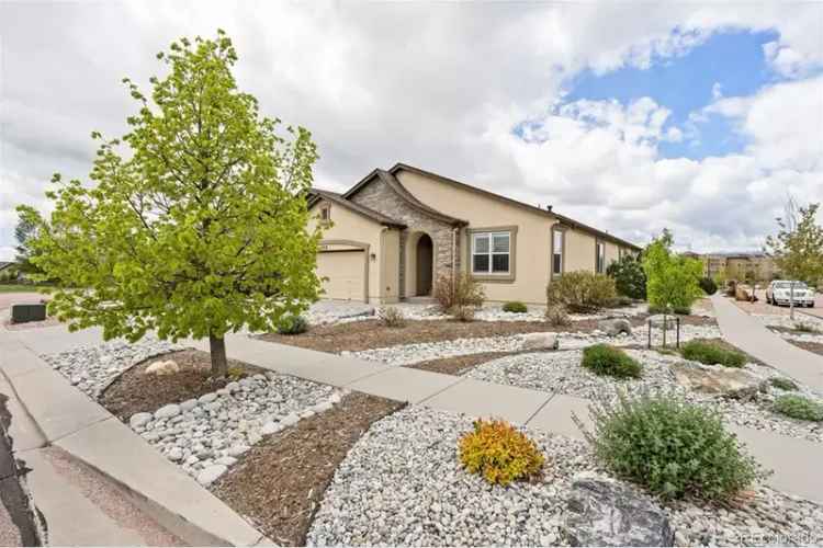 For Sale Immaculate Home in Cordera with Stunning Pikes Peak Views