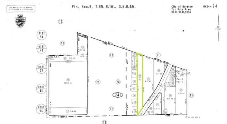 Land For Sale in Barstow, California