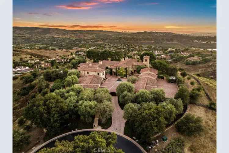 Buy Estate in Shady Canyon with Infinity Pool and Bell Tower