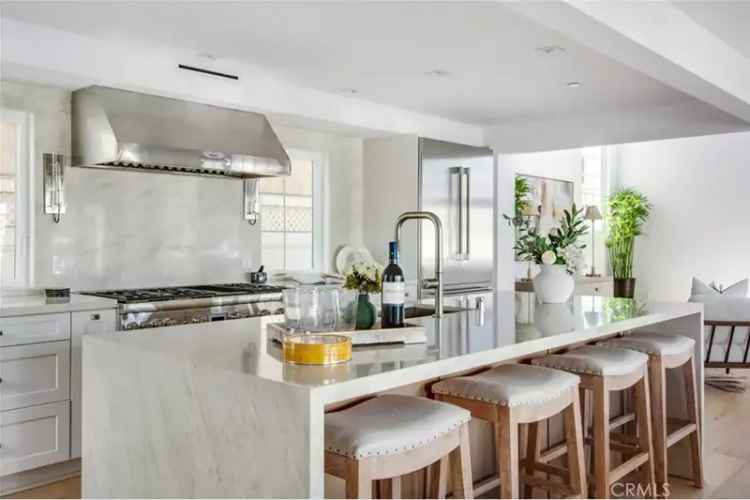 Buy Corner Unit House on Balboa Island with ADU and Gourmet Kitchen