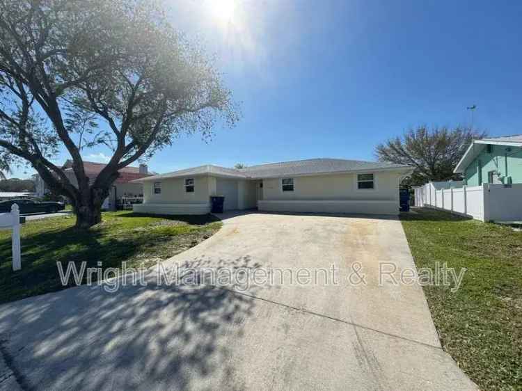 Rent Updated Waterfront Home with Dock in Gulf Harbors