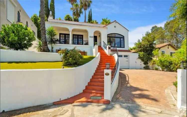 Rent Furnished Spanish Colonial Home in Hollywood Hills with Pool and Views