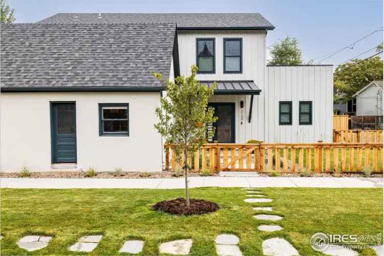 New Build Buy House in Downtown Boulder with Historic Charm and Modern Design