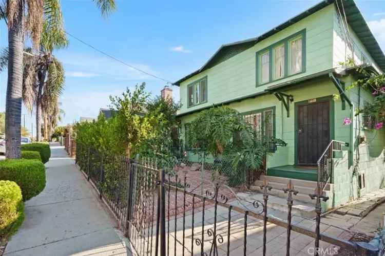 For Sale Craftsman Duplex in Echo Park with Outdoor Dining and Downtown Views