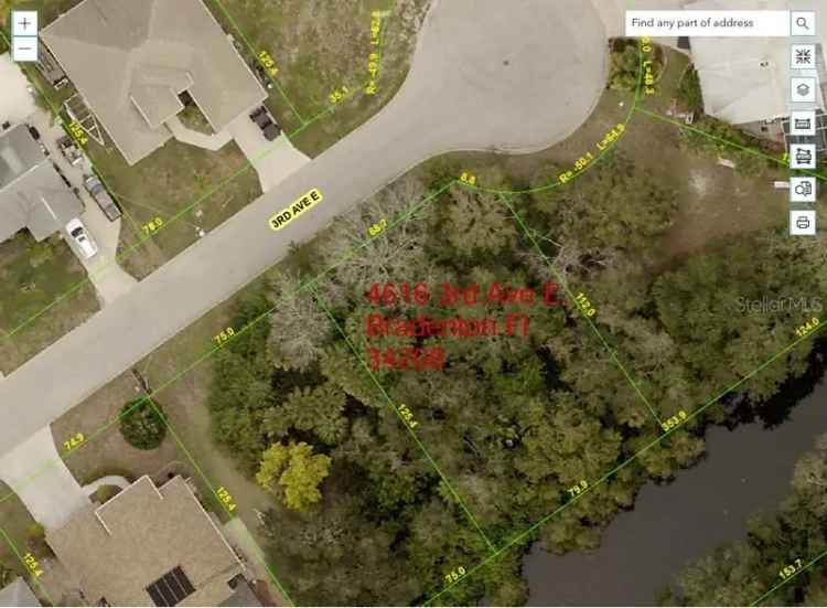 Land For Sale in 4616, 3rd Avenue East, Bradenton, Florida