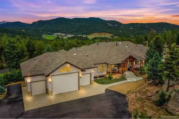 Luxury Estate for Sale in Conifer Ridge with Stunning Mountain Views